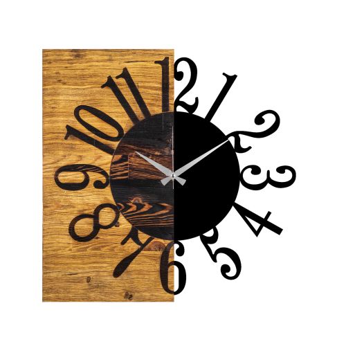 Wallity Ukrasni drveni zidni sat, Wooden Clock 7 slika 4