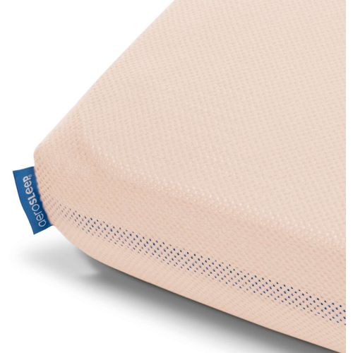 AeroSleep plahta s gumicom 60x120cm, Peach roza slika 11