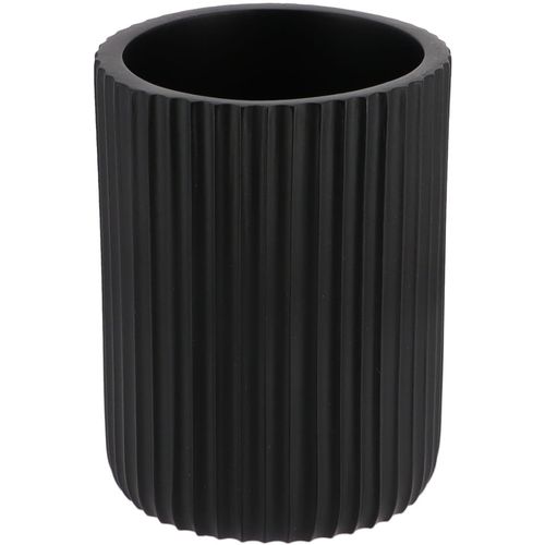 Tendance čaša za četkice 7x9,5 cm poliresin crna 61103103 slika 1