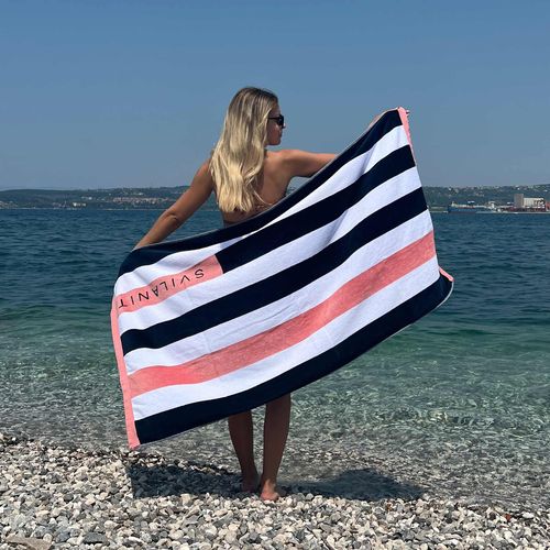 Peškir za plažu Pink Stripe slika 2