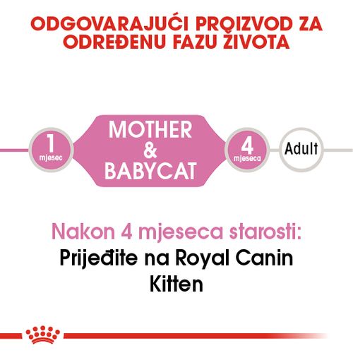 ROYAL CANIN FHN Mother&Babycat, potpuna hrana za mačiće (1-4 mjeseca), te za mačke u graviditetu i laktaciji, 400 g slika 9