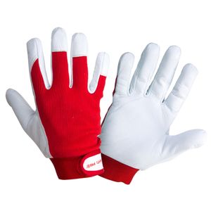 LAHTI PRO rukavice od kozje kože crvene XL