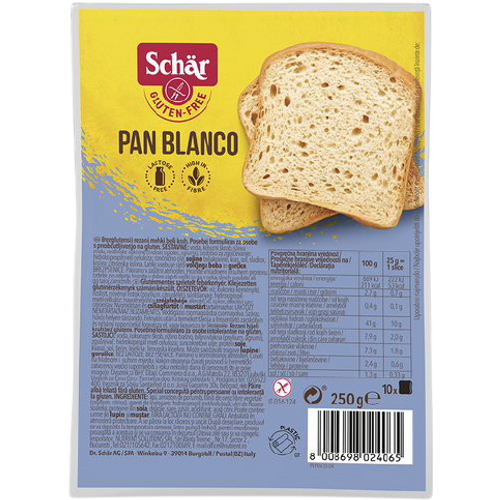 Schar Pan Blanco hleb 250g slika 1