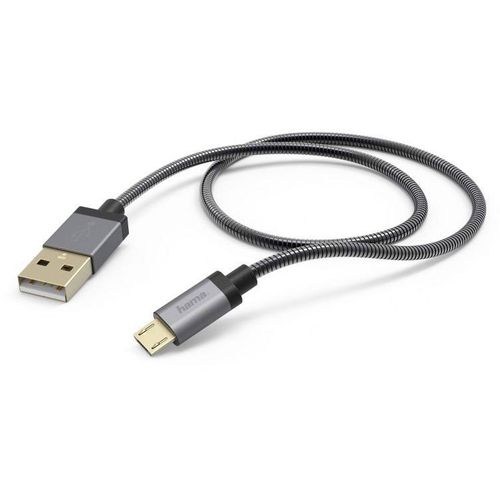 Hama USB kabel USB 2.0 USB-A utikač, USB-Micro-B utikač 1.50 m antracitna boja  00173625 slika 6