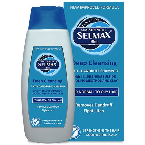 Selmax BLUE šampon protiv prhuti za dubinsko čišćenje 200ml slika 1