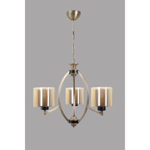 Paul 3 lü eskitme avize bal camlı Vintage Chandelier