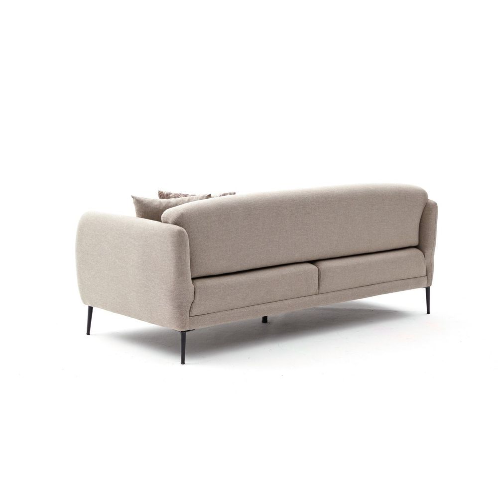 Venus 3-Sjedalna - Krem Sofa na Razvlačenje slika 10