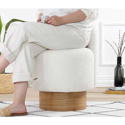 Atelier Del Sofa Tabure, Monre Teddy - White slika 3