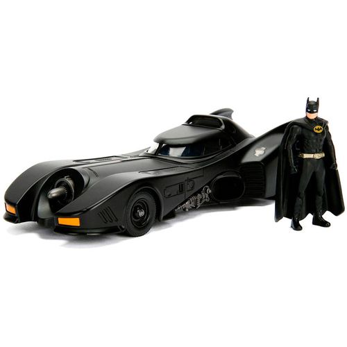 DC Comics Batman Batmovil 1989 metal auto + figura slika 1