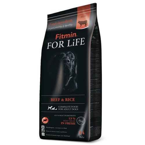 Fitmin Dog For Life Govedina & Pirinač, hrana za pse 2,5kg slika 1