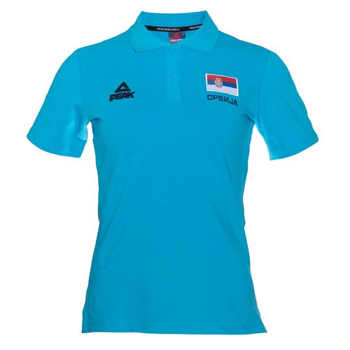 Peak Sport Polo Majica Srbija KSS1910/20 Svetlo Plava Ženska slika 1