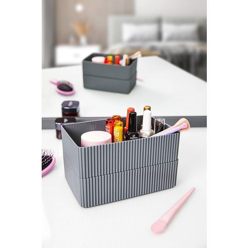 Hermia Concept Organizator šminke, Antracit, LV221 - Anthracite slika 2