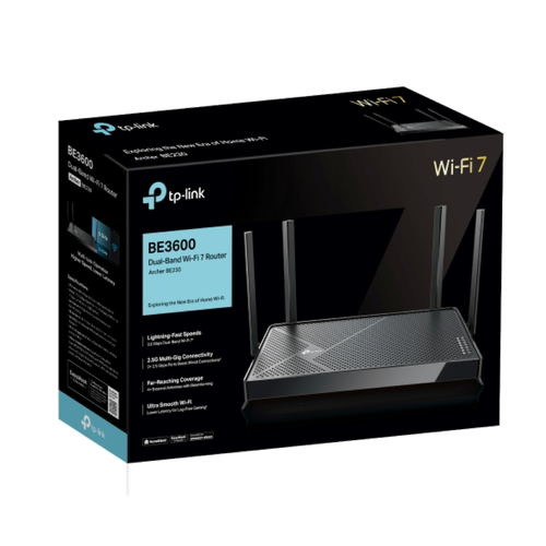 TP-Link BE3600 Dual-Band Wi-Fi 7 2882+688 Mbps Router, 2.5 Gbps Lan, USB 3.0 slika 4