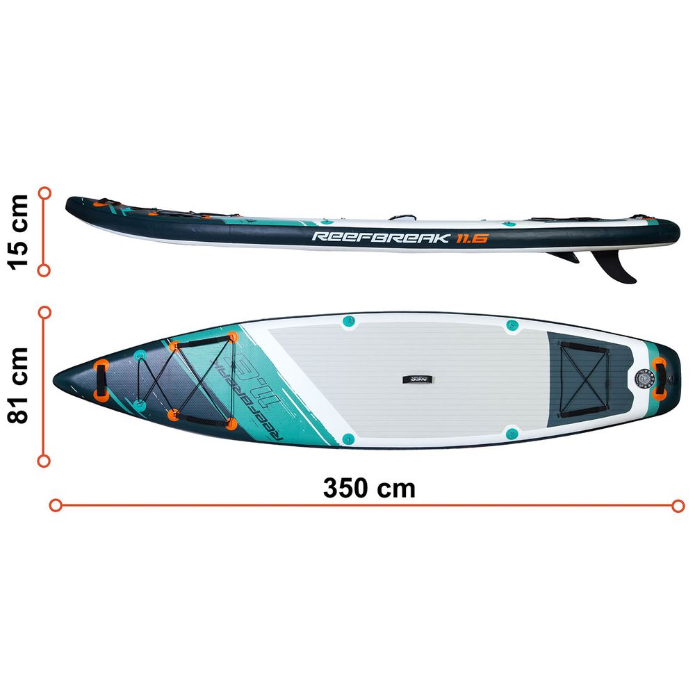 Reefbreak SUP daska 350 x 81 x 15 cm neo-sport 170302 slika 5