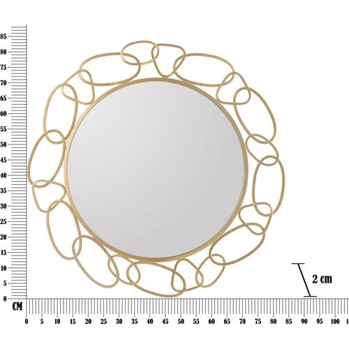 Mauro Ferretti Lanac za zidno ogledalo zlatni cm ø 84x2 slika 6