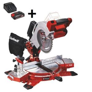 Einhell Akumulatorska preklopna testera TE-MS 18/210 - Solo + Baterija 4 Ah 18V i punjač