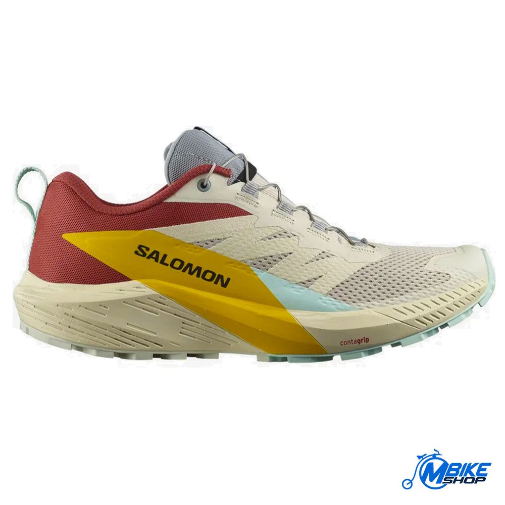 Salomon Muške patike Sense Ride 5, Rainy Day/Hot Sause/Freesia slika 1