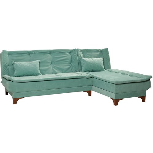 Atelier Del Sofa Kutna garnitura, Kelebek Corner Right - Sea Green slika 4