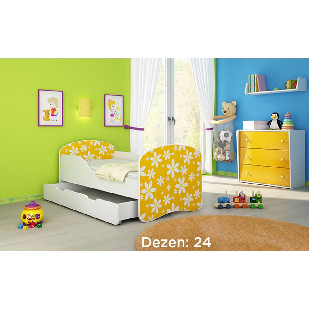 ACMA Dječiji krevet Acma I sa ladicom - 140x70cm - Dezen 24 slika 2