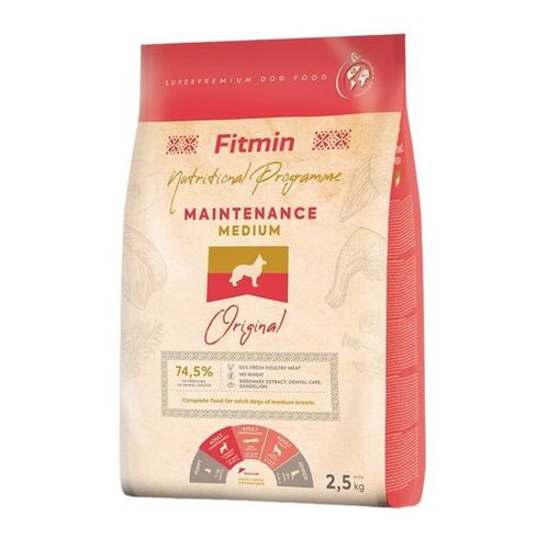 Fitmin Dog Nutritional Programme Maintenance Medium Piletina 2,5kg slika 1