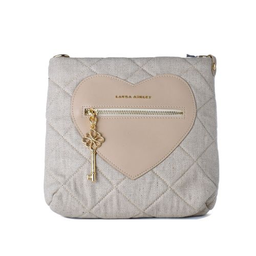 Ženska Ručna Torba Laura Ashley DIXIE-CREAM Siva 24 x 24 x 9 cm slika 1