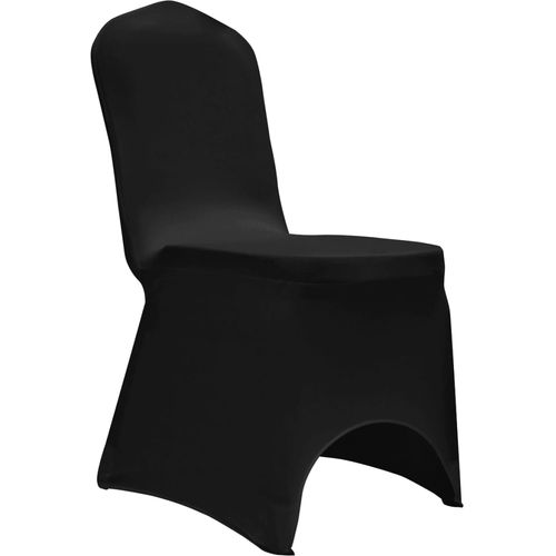 Navlake za stolice rastezljive crne 12 kom slika 28