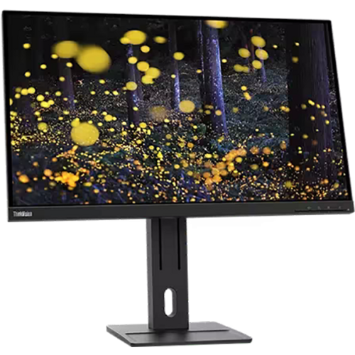 Lenovo Think 62D0GAR1EU 27"ThinkVision E27q-20, 2560 x 1440 Wide 16:9 LED IPS AG, 1000:1 (Dynamic 3M:1), 6ms (4ms extreme mode), 350cd/m², 178/178, DisplayPort, HDMI, Integrated Speakers 2x 2w, Black, Tilt, Swivel, Lift, Pivot, VESA 100x100, 3YW slika 2