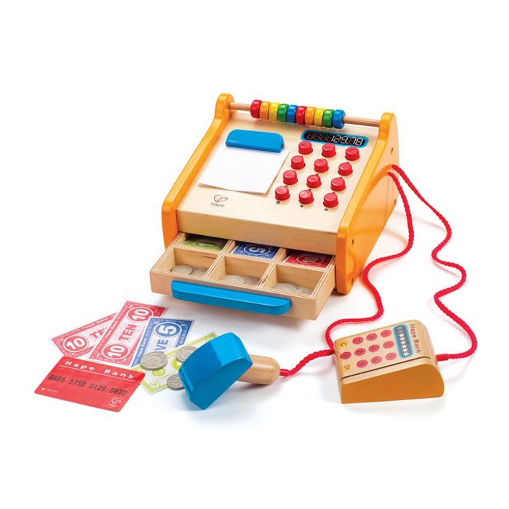 Hape Drvena kasa Checkout Register E3121B slika 1