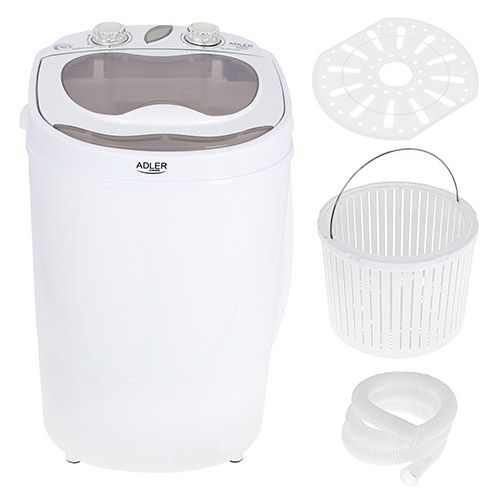 Adler mini washing machine with spin function slika 1