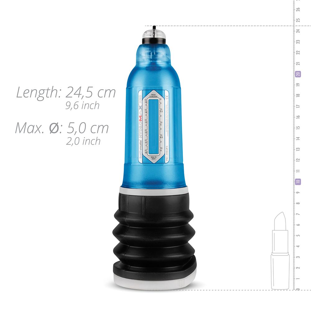 Pumpica za penis Bathmate Hydromax5, plava slika 5