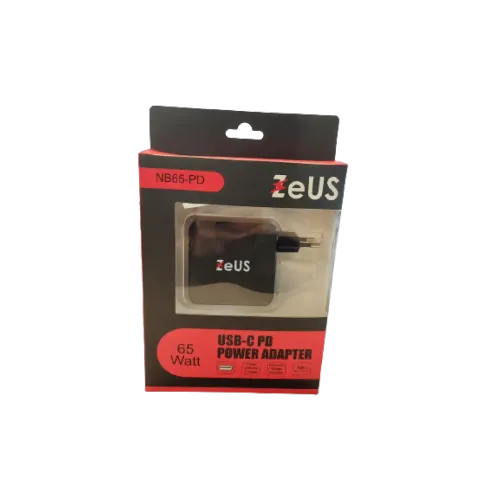 Zeus ZUS-NB65 Punjač univerzalni PDC USB-C 65W za laptop, tablet,smart phone slika 2