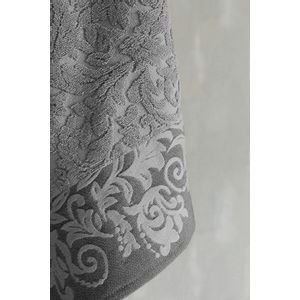 Jaquard peškir FLORAL 50x90 - Grey 021705