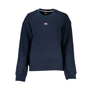 TOMMY HILFIGER WOMEN'S BLUE ZIPLESS SWEATSHIRT