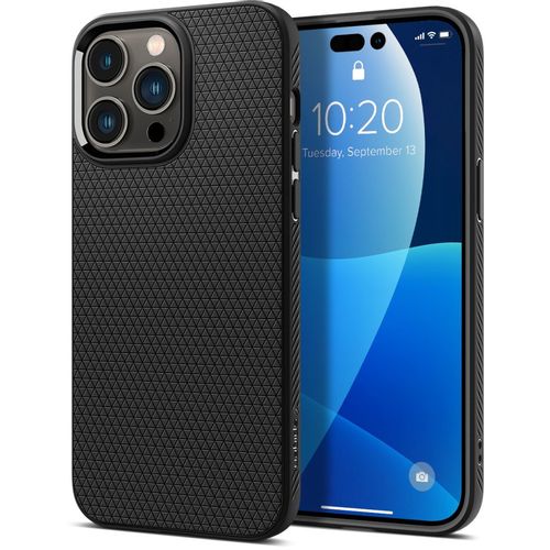 Spigen - Liquid Air - iPhone 14 Pro - mat crna slika 1