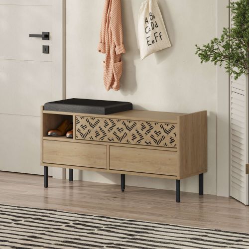 Heaton Shoe Bench - Sapphire, Oak Sapphire
Oak Shoe Cabinet slika 2