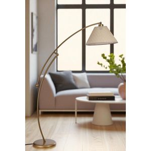 Opviq Podna lampa 651, bež, zlatna