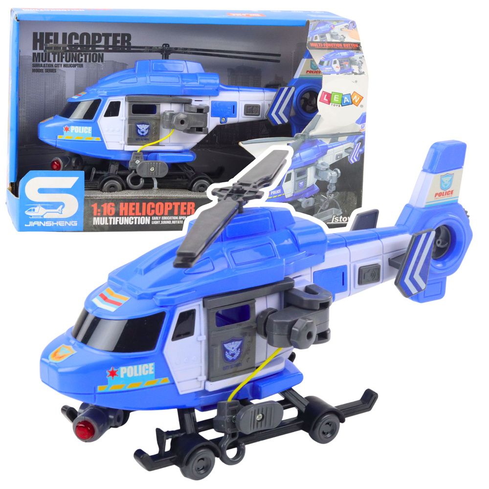 Svjetla nosila za kuke policijskog helikoptera zvuče plavo 1:16 slika 1