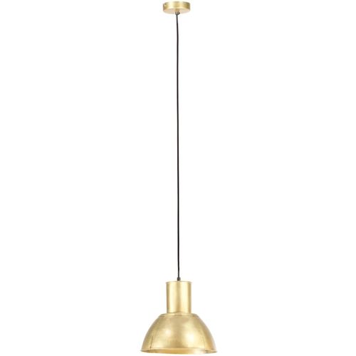 Viseća svjetiljka 25 W mjedena okrugla 28,5 cm E27 slika 34