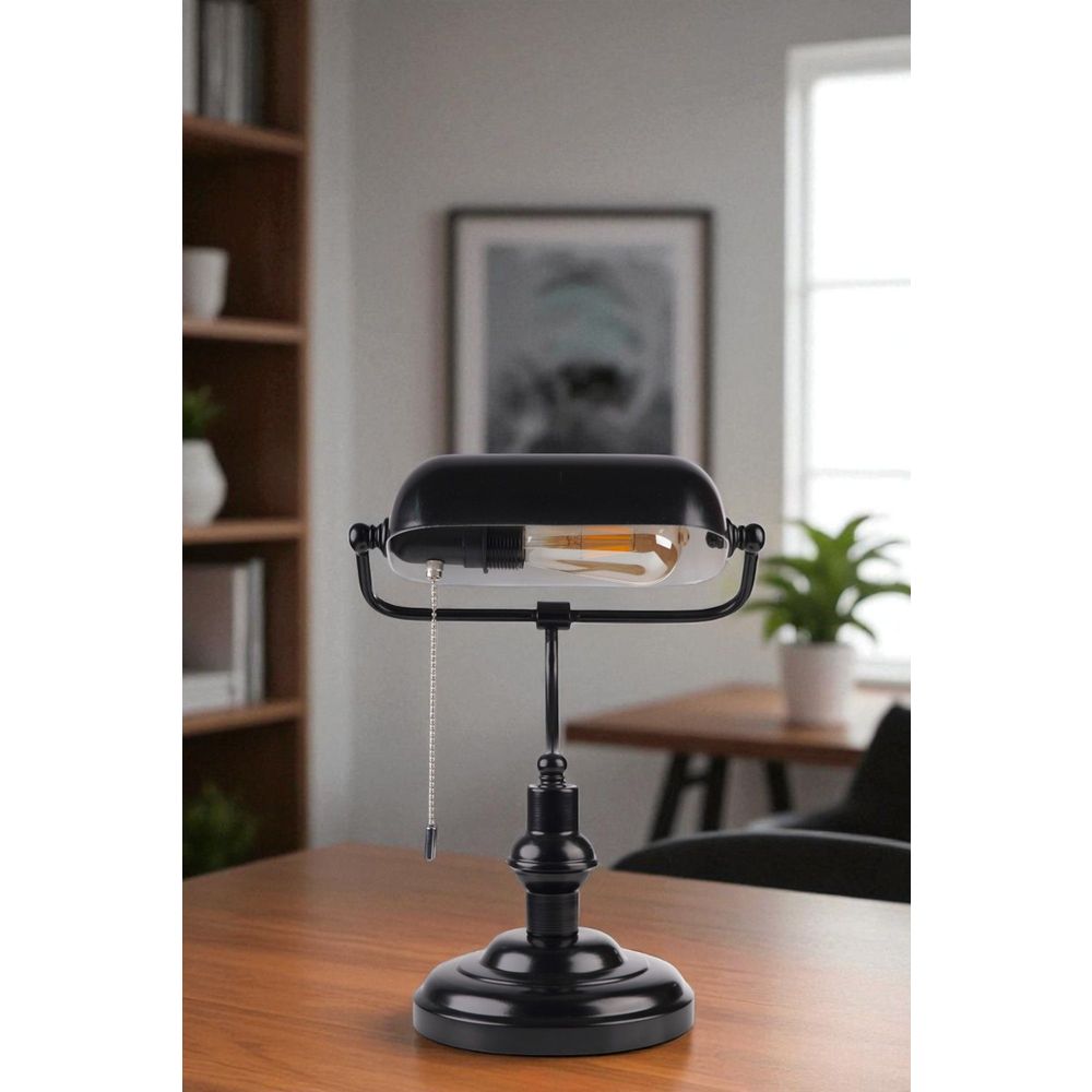 Opviq Stolna lampa 620, crna slika 2