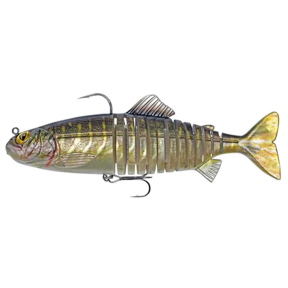 NRE134 Fox silikonska varalica Rage Replicant 18cm 7in JOINTED 80g UV Perch slika 1