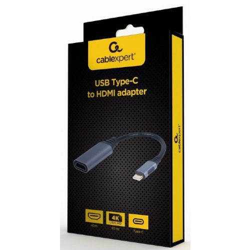 A-USB3C-HDMI-01 Gembird USB Type-C to HDMI display adapter, space grey A (Alt: A-CM-HDMIF-03) FO slika 3