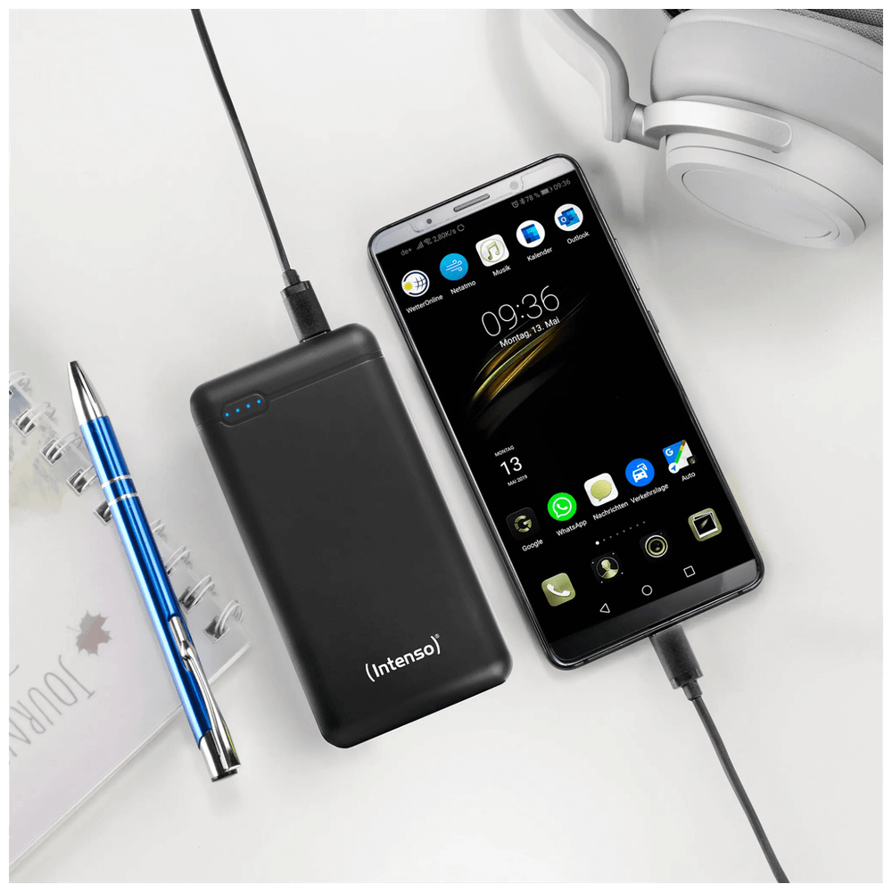 (Intenso) Prijenosni punjač za mobitele i tablete 20000mAh - POWERBANK XS20000 Black slika 4