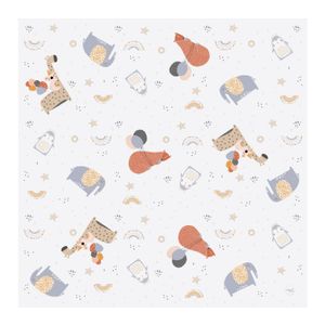 Ceba Baby Less mess podloga (120x120 cm) Giraffe & Friends