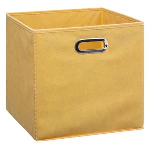 Five kutija za odlaganje 31x31x31cm polipropilen karton žuta