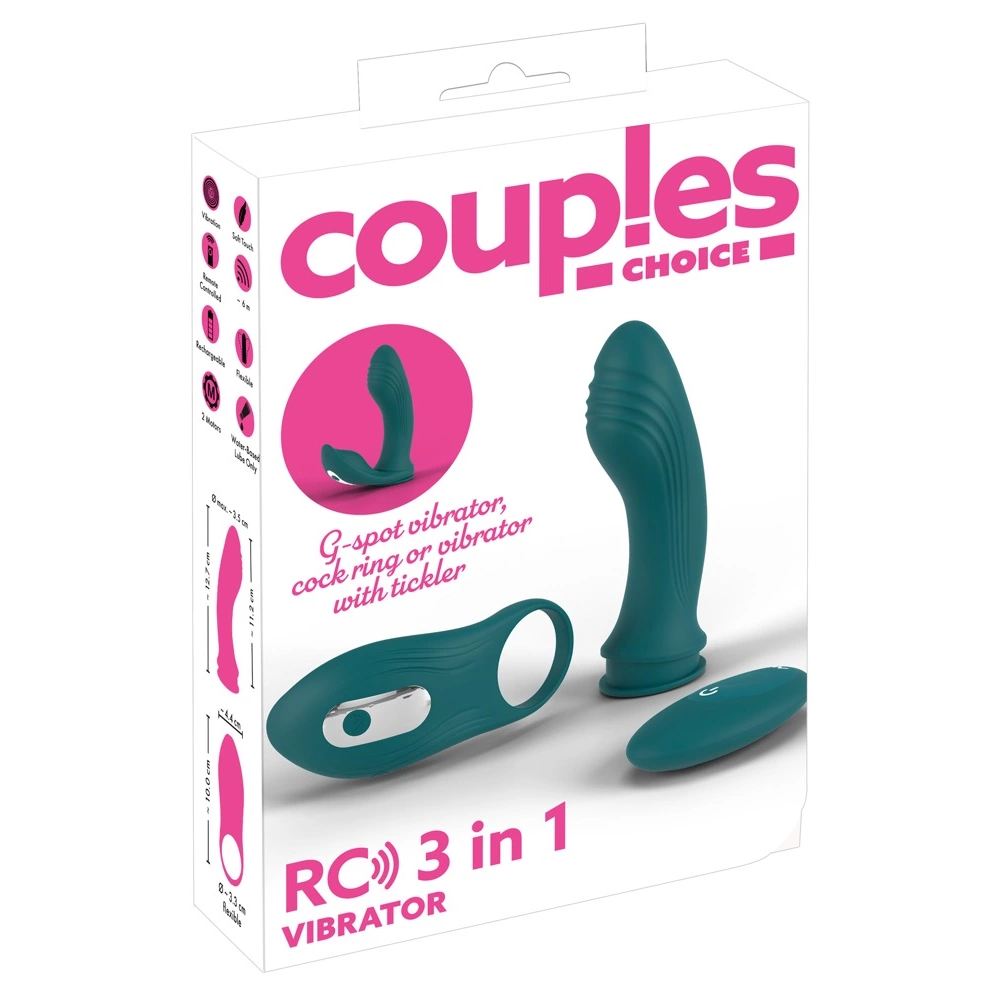 Couples Choice RC 3u1 Vibrator slika 1