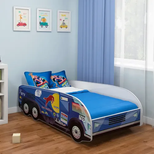 Dječji krevet ACMA TRUCK 160x80 cm 08-dakar plava slika 1