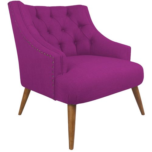Lamont - Purple Purple Wing Chair slika 1
