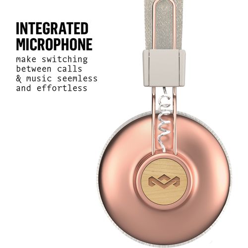 House of Marley On-ear slušalice Positive Vibration Bluetooth, Copper slika 4