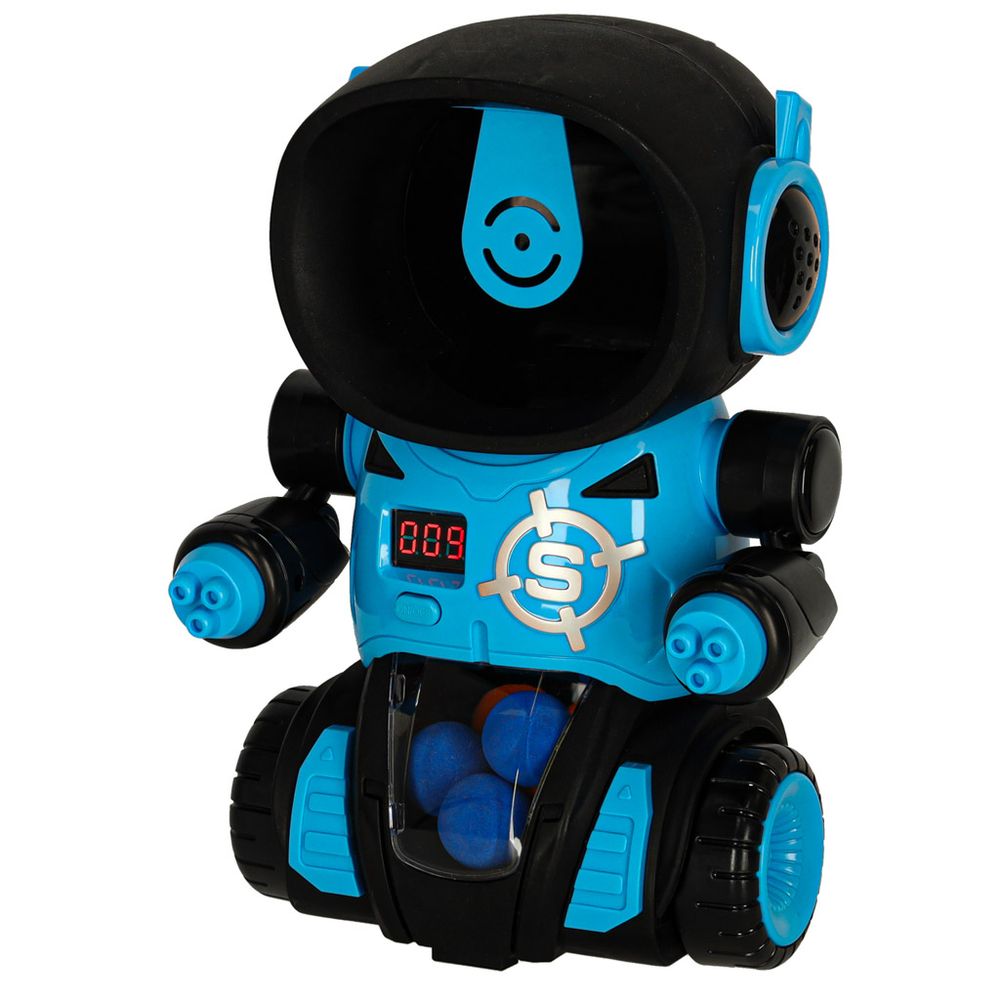 Gladni robot, arkadna igra za pucanje u mete, pištolj + lopte slika 3