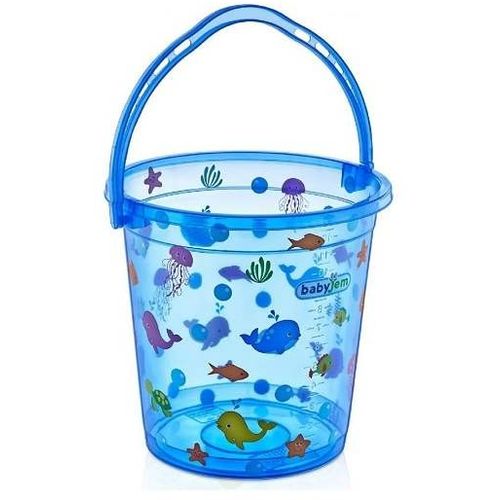 Babyjem kofica za kupanje bebe - blue transparent ocean slika 1